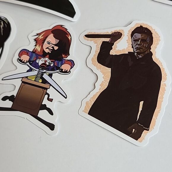 Horror Movie Sticker Decals Serial Killer Variety Pack D Freddy Kreuger NEW - Picture 2 of 10